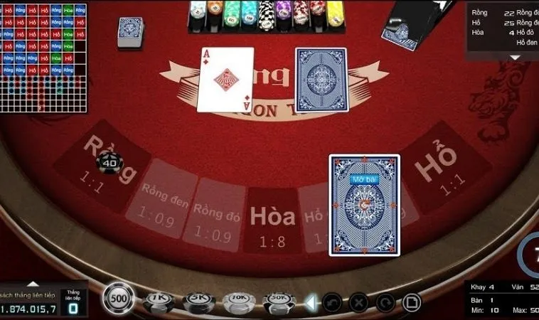 Đánh Giá Trò Chơi Dragon Tiger Tại ABC8: Sức Hút Cá Cược Đỉnh Cao 2 Các cửa cược trong Dragon Tiger tại ABC8