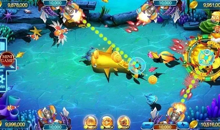 Vua Bắn Cá Tại ABC8: Hành Trình Chinh Phục Đại Dương Hấp Dẫn 2 Đồ họa game Vua Bắn Cá tại ABC8 thiết kế ấn tượng, bắt mắt